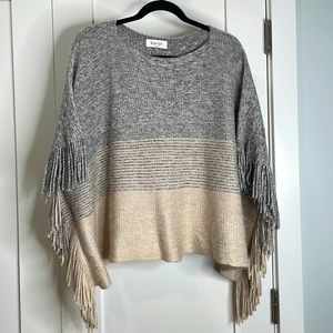 Fringe Shawl Sweater Cardigan